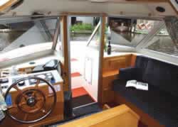 Interior image of boat